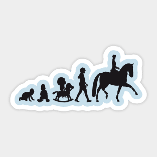 Evolution Dressage Horse Sticker